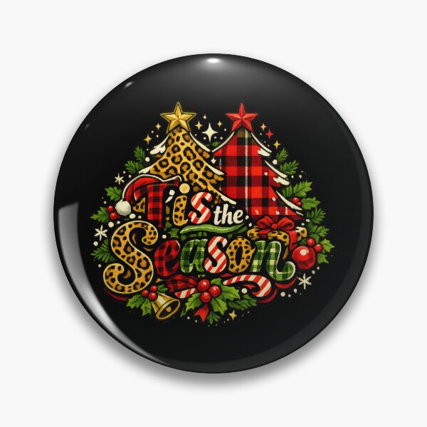 Item preview, 'Tis the Season Mixed Pattern Typography Christmas Design designed and sold by KristenosNehk.
