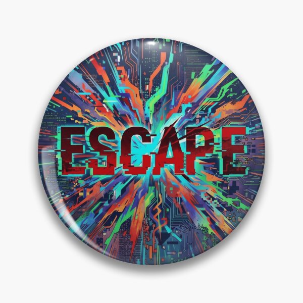 Item preview, Cyberpunk Escape Digital Circuitry designed and sold by MarCinu Art.
