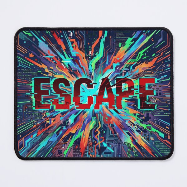 Item preview, Cyberpunk Escape Digital Circuitry designed and sold by MarCinu Art.