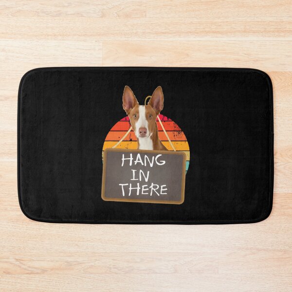 Item preview, Hang in There Ibizan Hound Dog Retro Sunset designed and sold by cottewna.