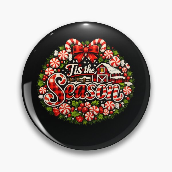 Item preview, 'Tis the Season Candy Cane and Peppermint Christmas Design designed and sold by KristenosNehk.
