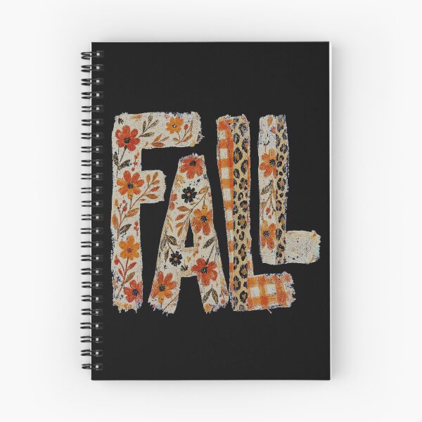 Item preview, Fall Floral Leopard Patchwork Retro Autumn Typography designed and sold by ArcaneArtistry.