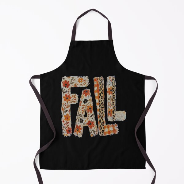 Item preview, Fall Floral Leopard Patchwork Retro Autumn Typography designed and sold by ArcaneArtistry.