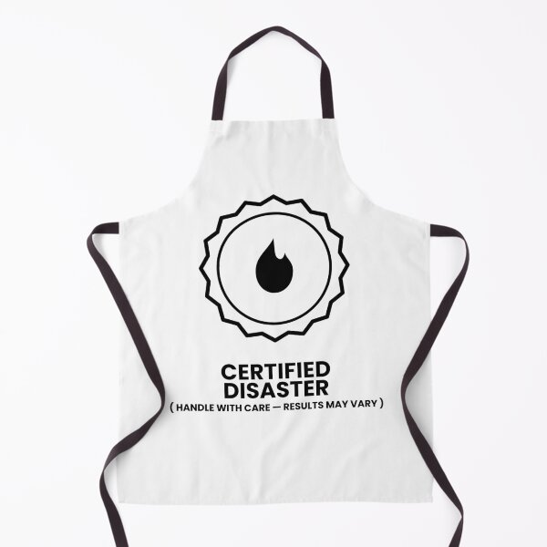Item preview, Certified Disaster — Funny Badge Illustration designed and sold by Off Beat Tee Hut.
