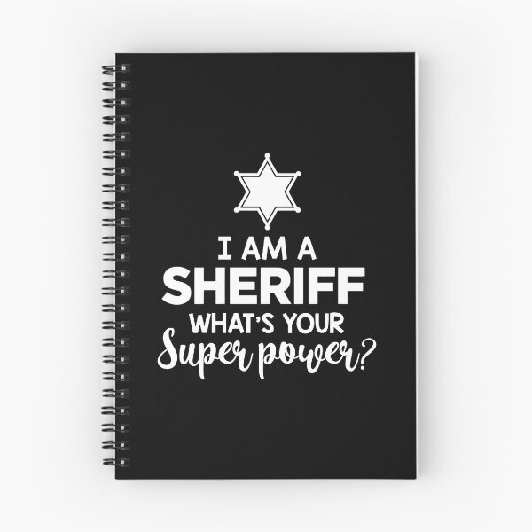 Item preview, I Am A Sheriff What's Your Superpower Sheriff Badge designed and sold by soperstru.
