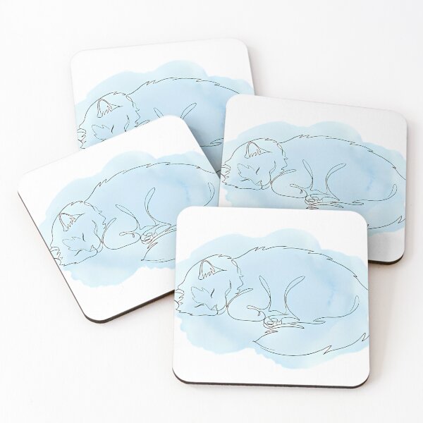 Item preview, Ragdoll Cat Boho Line Art Sleeping Cat Gift designed and sold by GTFullShop.