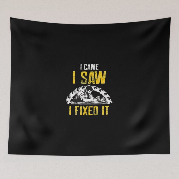 Item preview, I Came I Saw I Fixed It Woodworking Retro Design designed and sold by arnitzhugu.