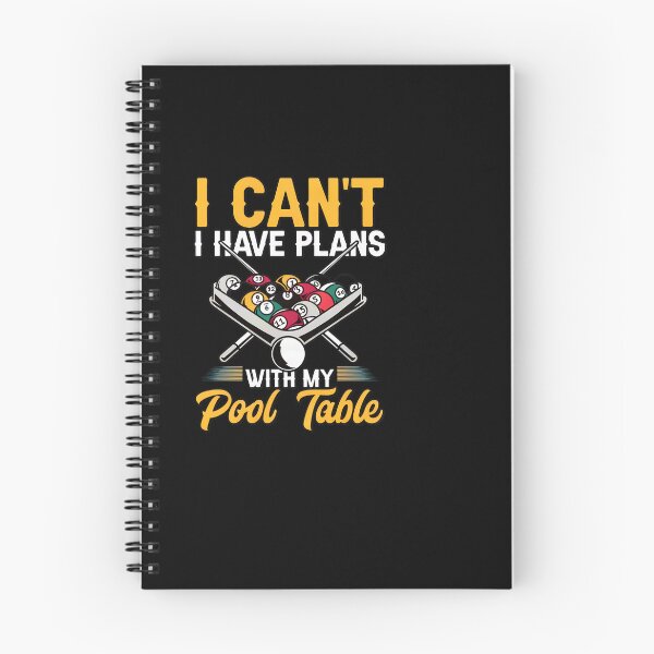 Item preview, I Cant Have Plans With My Pool Table Funny Billiard Player Gift designed and sold by soperstru.