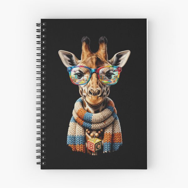 Item preview, Cute Giraffe Teacher with Rainbow Glasses and ABC Block designed and sold by ArcaneArtistry.