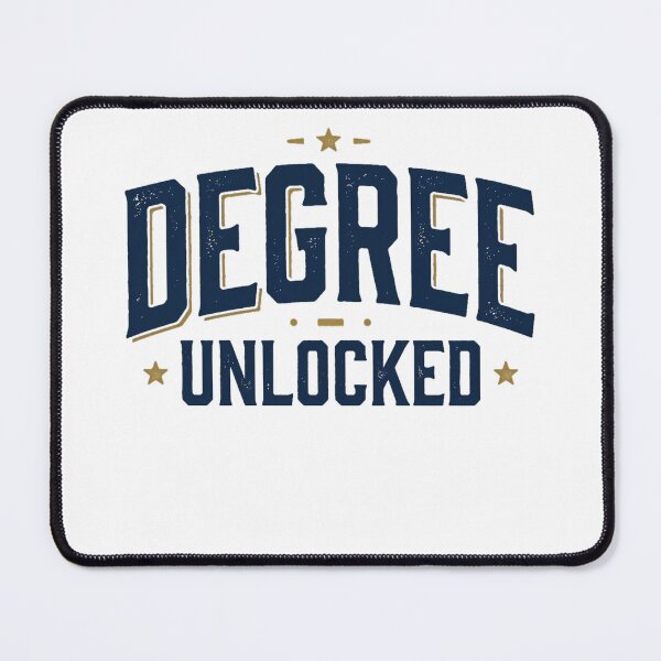Item preview, Degree Unlocked Funny Graduate Achievement Collegiate Vintage Aesthetic designed and sold by mood-draftsman.