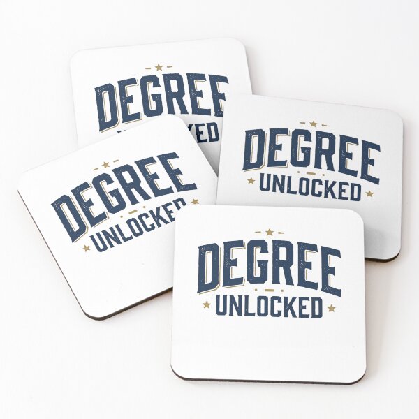 Item preview, Degree Unlocked Funny Graduate Achievement Collegiate Vintage Aesthetic designed and sold by mood-draftsman.