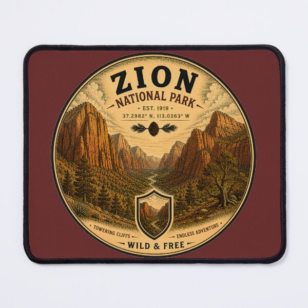 Item preview, Vintage Zion National Park Utah Adventure designed and sold by T-Motive.