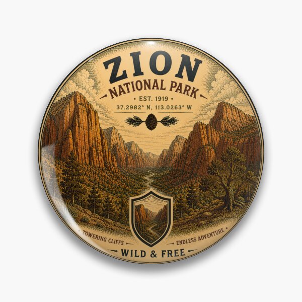 Item preview, Vintage Zion National Park Utah Adventure designed and sold by T-Motive.