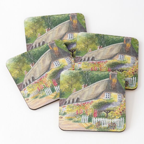 Item preview, Cottage gossips painting in watercolour inspired by Terry harrison designed and sold by BrendaMillenArt.