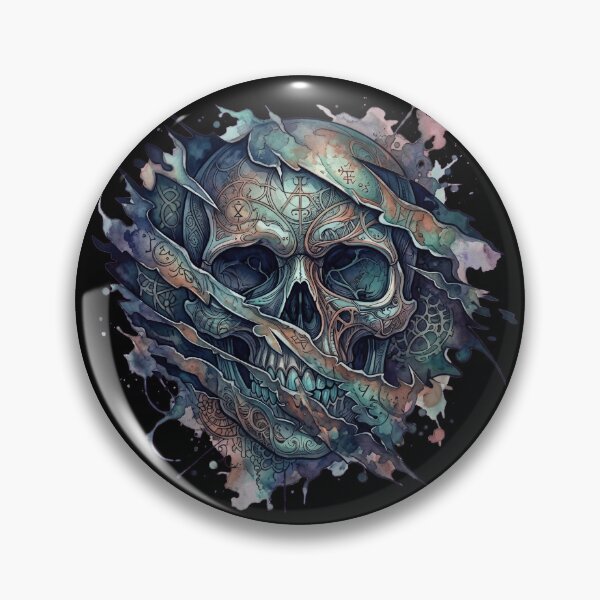 Item preview, Mystical Rune Magic Skull designed and sold by MarCinu Art.