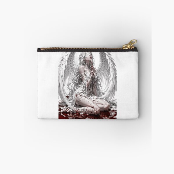 Item preview, Blindfolded Dark Angel Gothic Fantasy Art designed and sold by vibeartstudio99.