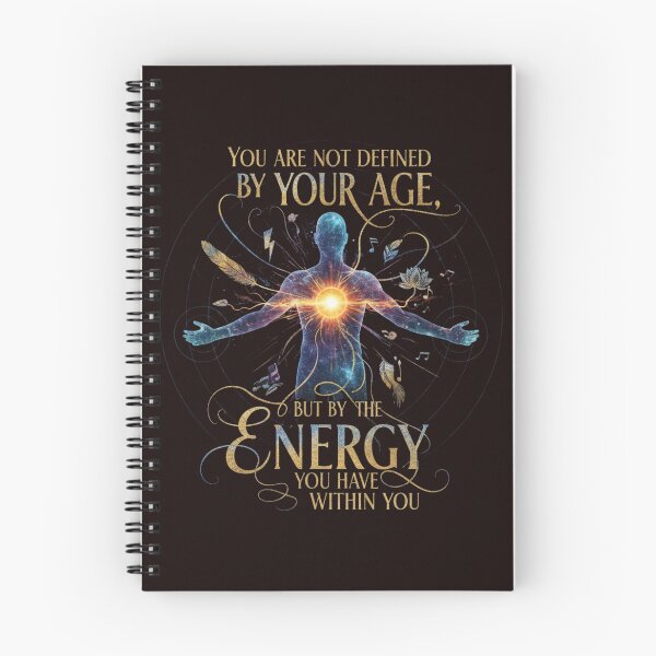 Item preview, YOU ARE NOT DEFINED BY YOUR AGE BUT THE ENERGY YOU HAVE WITHIN YOU designed and sold by SkrabinhoArt.