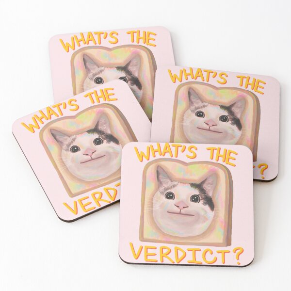 Item preview, What's The Verdict? Polite Cat Bread (Ver. 2) designed and sold by Souley Yours.