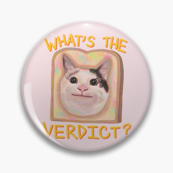 Item preview, What's The Verdict? Polite Cat Bread (Ver. 2) designed and sold by Souley Yours.
