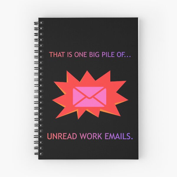 Item preview, One Big Pile Of Unread Emails Funny Jurassic Parody designed and sold by Mircea786.