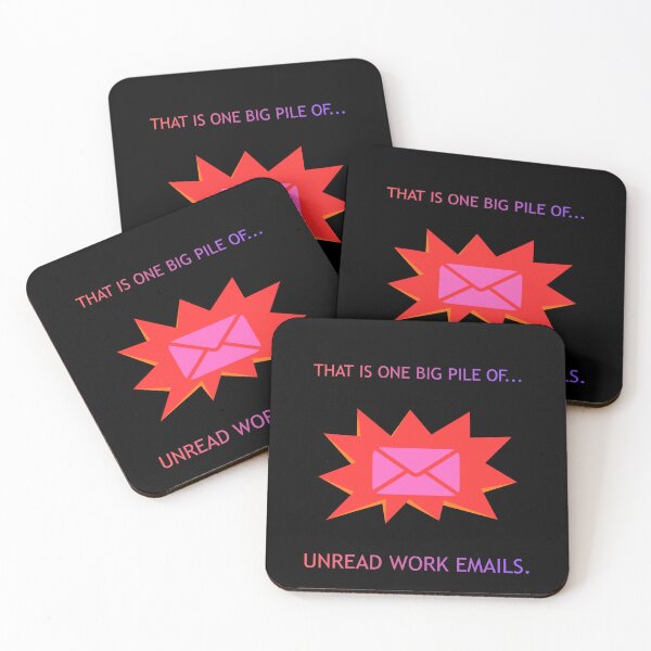 Item preview, One Big Pile Of Unread Emails Funny Jurassic Parody designed and sold by Mircea786.