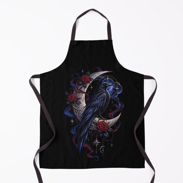 Item preview, Midnight Raven Halloween Gothic Art designed and sold by FreshPixelArt.