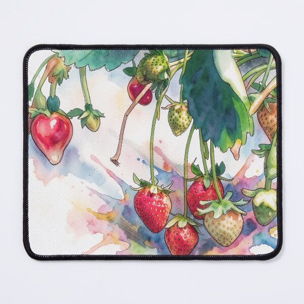 Item preview, Strawberries in Watercolor designed and sold by tomorrowsart.