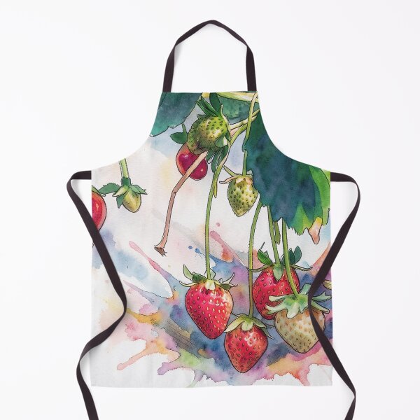 Item preview, Strawberries in Watercolor designed and sold by tomorrowsart.