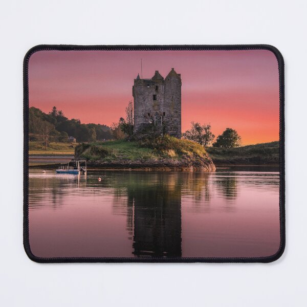 Item preview, Castle Stalker Sunset reflection designed and sold by TMcG72.