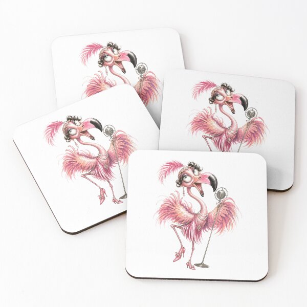 Item preview, Glamorous Flamingo Jazz Singer Vintage Roaring Twenties designed and sold by Wilcox PhotoArt.