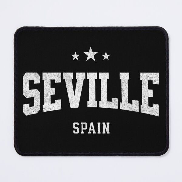 Item preview, Seville Spain Vintage Varsity Distressed Retro College Travel Design designed and sold by NiceTeeClub.
