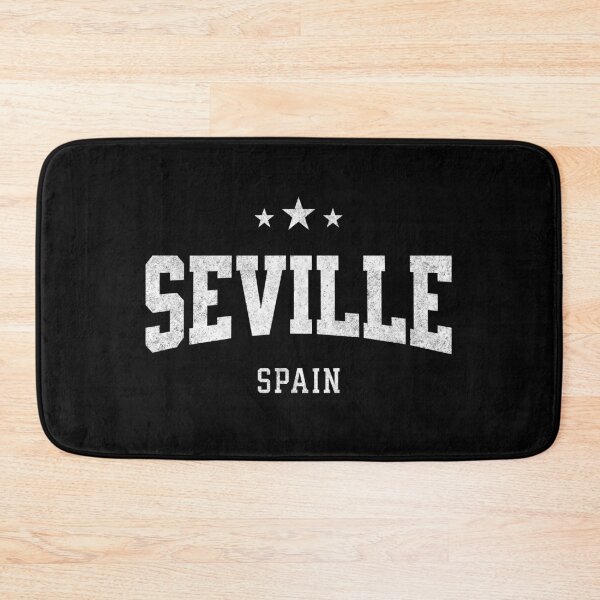Item preview, Seville Spain Vintage Varsity Distressed Retro College Travel Design designed and sold by NiceTeeClub.