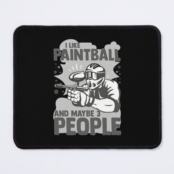 Item preview, I Like Paintball And Maybe 3 People Funny Paintball Player designed and sold by cottewna.