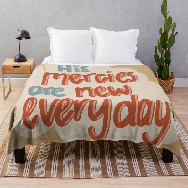 Item preview, His mercies are new everyday  designed and sold by Line & Tide.