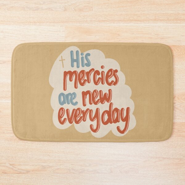 Item preview, His mercies are new everyday  designed and sold by Line & Tide.