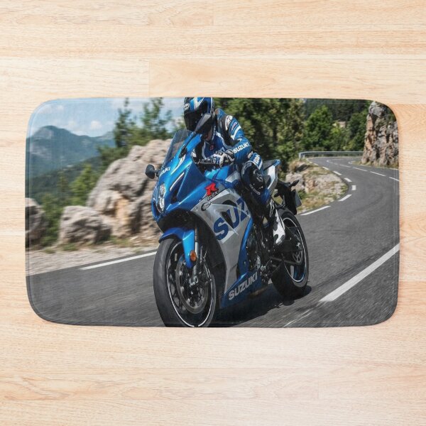 Item preview, Blue Sportbike Mountain Ride designed and sold by JMAVILA ART.
