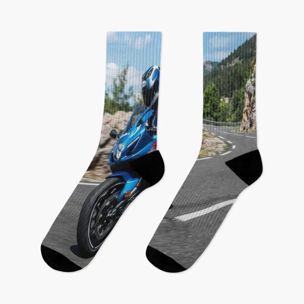 Item preview, Blue Sportbike Mountain Ride designed and sold by JMAVILA ART.