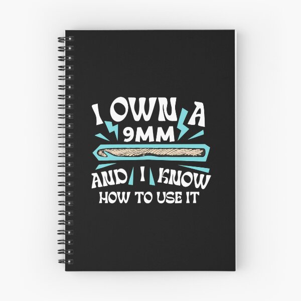 Item preview, I Own 9MM And Know How To Use It Crocheting Humor designed and sold by cottewna.