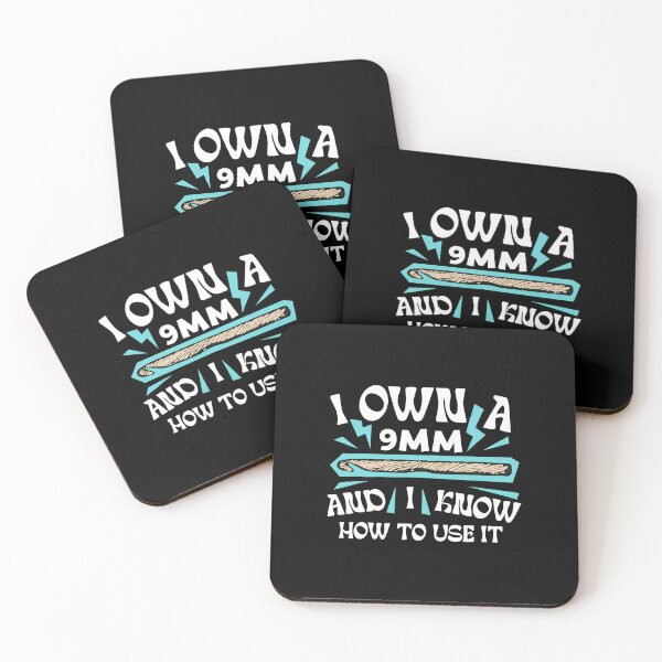 Item preview, I Own 9MM And Know How To Use It Crocheting Humor designed and sold by cottewna.