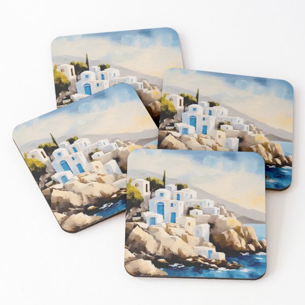 Item preview, Tranquil village designed and sold by Island Art Studios.