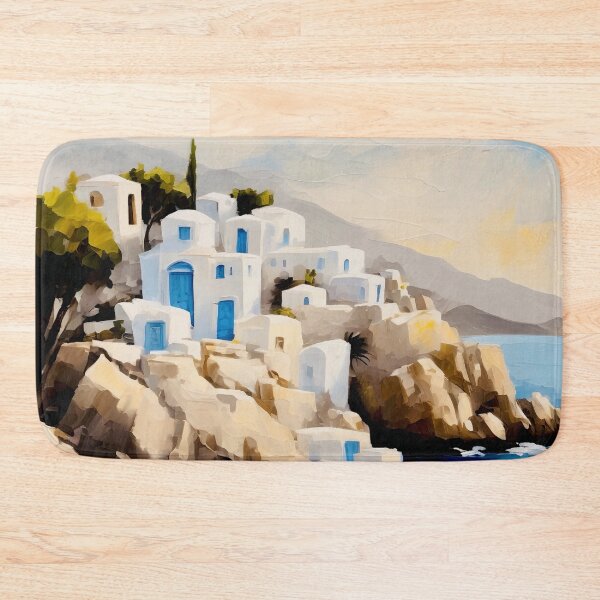 Item preview, Tranquil village designed and sold by Island Art Studios.