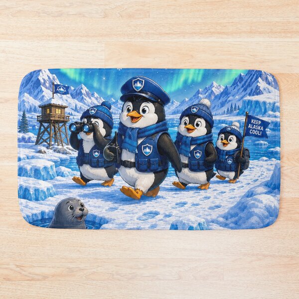 Item preview, Arctic Penguin Patrol designed and sold by nikkolaus.