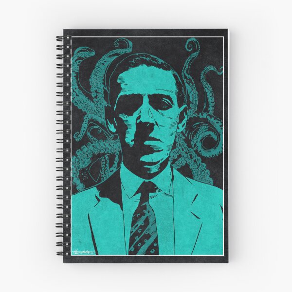 Item preview, H. P. LOVECRAFT  (BIchrome) designed and sold by FamousWeirdosRB.
