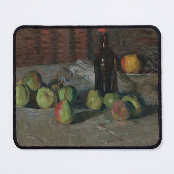 Item preview, Still Life with Apples and Bottle designed and sold by tomorrowsart.