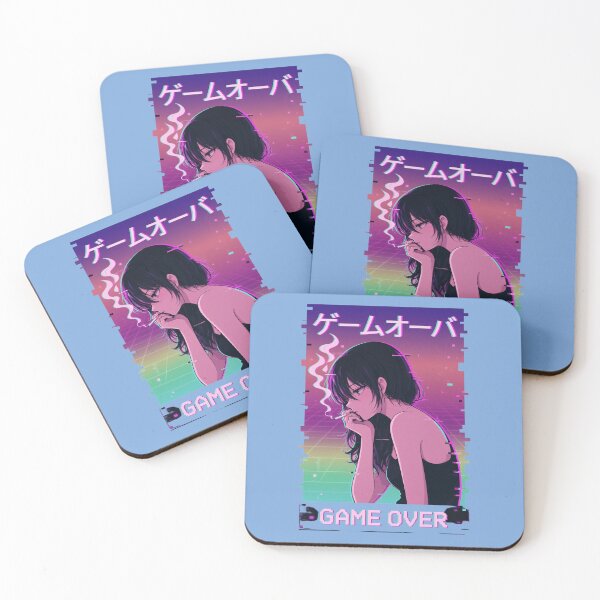 Item preview, Game Over Neon Romance  designed and sold by metnhi14.