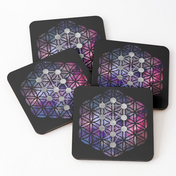 Item preview, Kabbalah TheTree of Life on flower of life designed and sold by Nartissima.