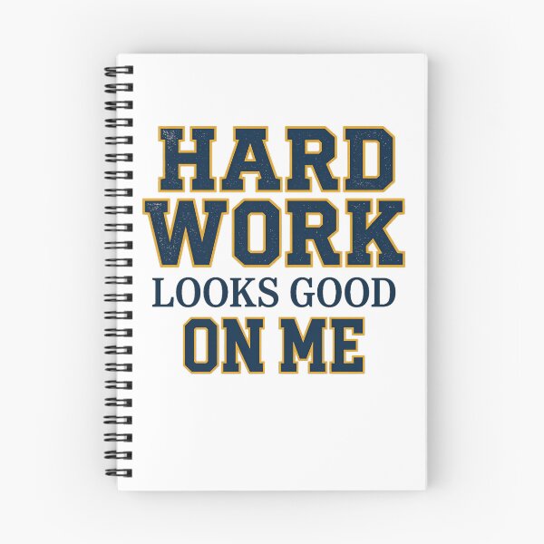 Item preview, Hard Work Looks Good On Me Varsity College Graduate Aesthetic designed and sold by mood-draftsman.