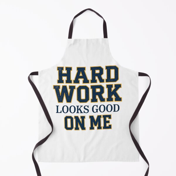 Item preview, Hard Work Looks Good On Me Varsity College Graduate Aesthetic designed and sold by mood-draftsman.