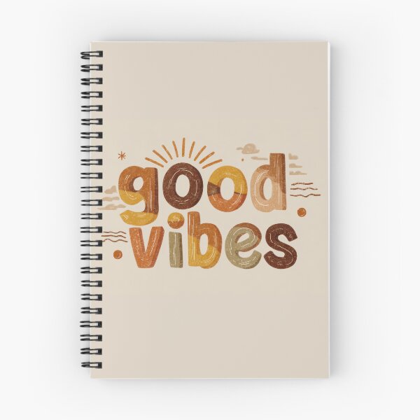 Item preview, Good vibes message with warm colors designed and sold by anytka.