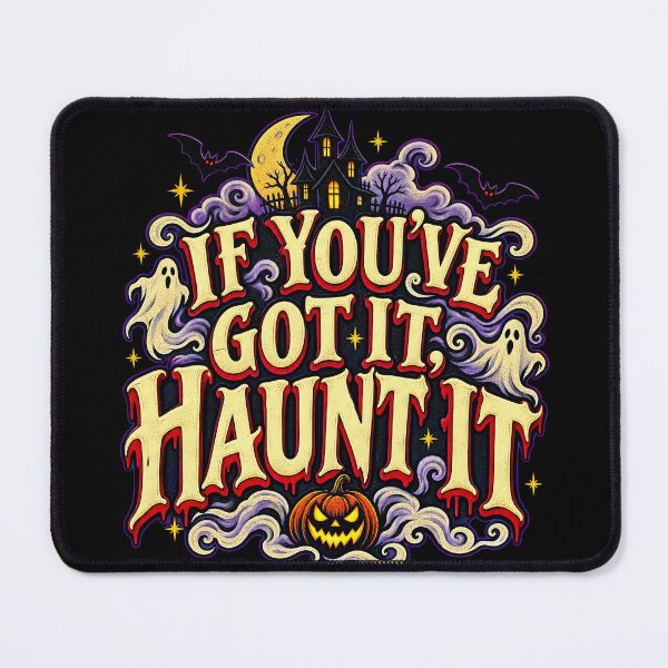 Item preview, If Youve Got It Haunt It Funny Halloween Ghost Typography designed and sold by CurrentPhase.